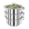 Prima 22cm 3-Tier Steamer With Glass Lid - 3pc - Image 15