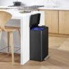 KOHLER 47L Step Trash Can - Black Stainless - Image 4