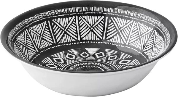 Member's Mark 18pc Melamine Dinnerware Set - Printmaker Design - Image 3