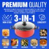 Prima 3 in 1 Cooking Set - Steamer, Cooker & Fryer - Image 9