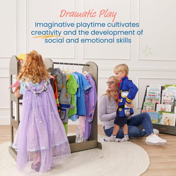 Dress Up Center With Mirror - Costume Organizer - Image 8