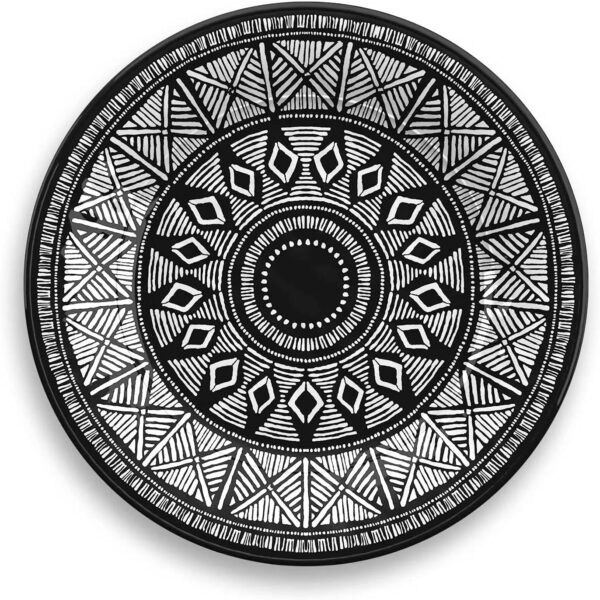 Member's Mark 18pc Melamine Dinnerware Set - Printmaker Design - Image 5