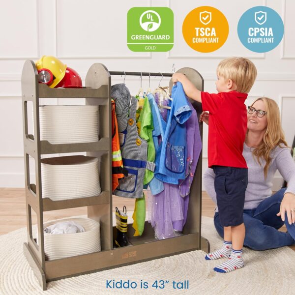 Dress Up Center With Mirror - Costume Organizer - Image 7