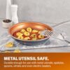 Gotham Steel 2pc Hard Anodized Non-Stick Fry Pan Set - Image 4