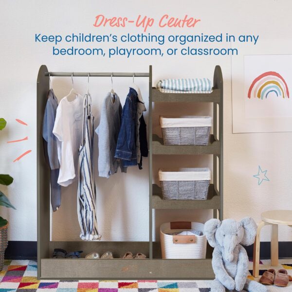 Dress Up Center With Mirror - Costume Organizer - Image 6