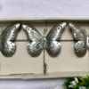 Garden Butterfly Metal Wall Hanging Decoration - Silver