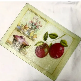 Fruits Tempered Glass Cutting Board - (40 X 30cm)