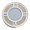Pinner 18 Inches Round Crystal Wall Clock For Home Decor - Gold Mirrored Wall Clock - Image 4