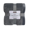Kirkland Signature Plush King Blanket - 112" X 92" - Light Grey - Image 5