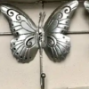 Garden Butterfly Metal Wall Hanging Decoration - Silver - Image 5