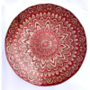 Turkish Handmade Decorative Glass Bowl - Red - Image 2