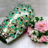 Decorshore Bella Palacio Collection Decorative Mosaic Vase - 18" X 6" - Image 4