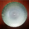 Round Glass Bowl Hand Decorated Azzurra Plate - Image 2