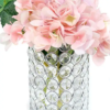 Elegant Designs - Ellipse Crystal And Chrome - 9.25 Inch Decorative Vase - Image 3