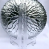 Catherine Malandrino Decorative Glass Bowl - Silver - Image 4