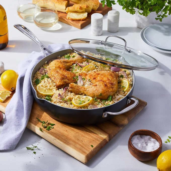 Henckels Ceramic Nonstick 5-Quart Everyday Saute Pan - Image 4