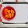 Dexas Over The Sink Cutting Board With Collapsible Colander Strainer - Image 5