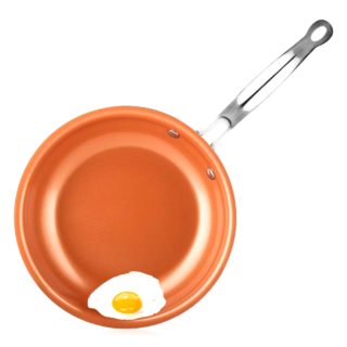 Prima Non Stick Copper Frying Pan - 26cm