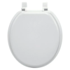 Prima 18'' MDF Toilet Seat - White - Image 3