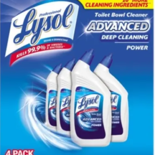 Lysol Toilet Bowl Cleaner - 32oz x 4 Bottles