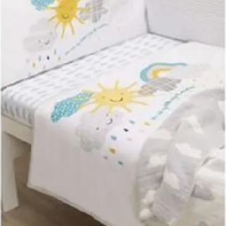 Tesco Kids Weather Duvet And Bumper Set