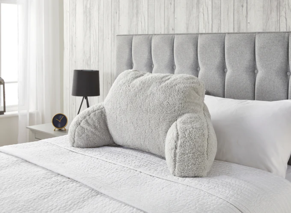 Tesco Frosted Sherpa Cuddle Cushion