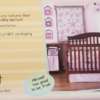 Flutter Reversible 4 Piece Baby Crib Bedding Set - Image 4