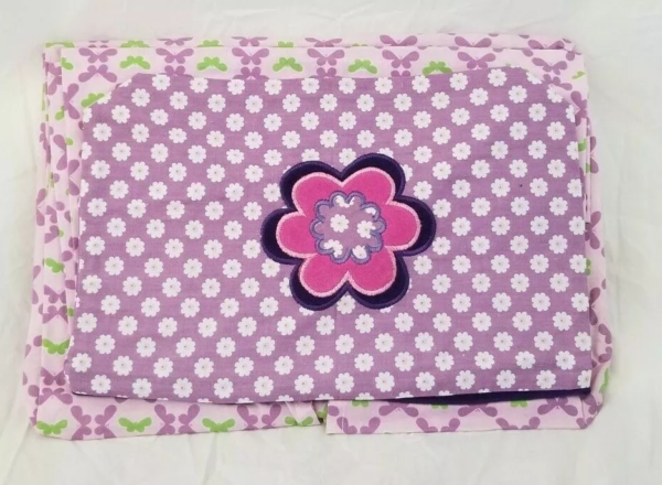 Flutter Reversible 4 Piece Baby Crib Bedding Set - Image 7