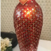 Decorative Mosaic Floor Vase With Glass Mosaic