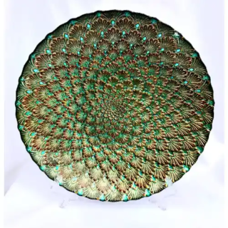 Hand Crafted Decorative Glass Bowl
