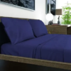 Bamboo Essence 2000 Series 6 Piece Bed Sheet Set - Blue - Image 4