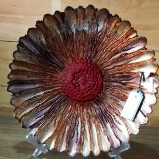 Turkish Hand Decorated Glass Bowl