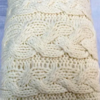 Threshold Chunky Knit Lumbar Throw Pillow 14" X 24" - Cream - Image 3