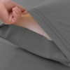 Bamboo Essence 1800 Series Bed Sheet Set - Grey - Image 3