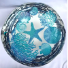 Artistic Accents Turkey Handmade Silver Glass Decorative Bowl - 3X6" - Image 3