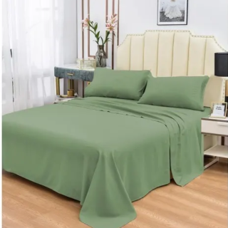 Bamboo Essence 1800 Series Bed Sheet Set - Green