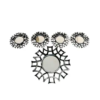 Stratton Home Burst Decorative Wall Mirror - Bronze - 5 Piece - Image 4