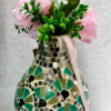 Decorative Mosaic Glass Vase - 16 In. X 6 In - Image 6