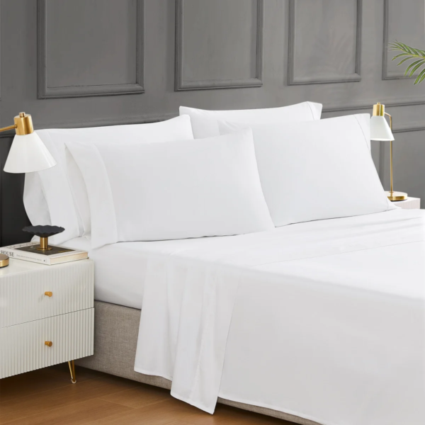 Hotel Signature Egyptian Cotton 400 Thread Count - 6pc King Sheet Set - Image 2