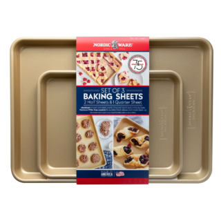 Nordic Ware Gold Baking Sheets - Set of 3
