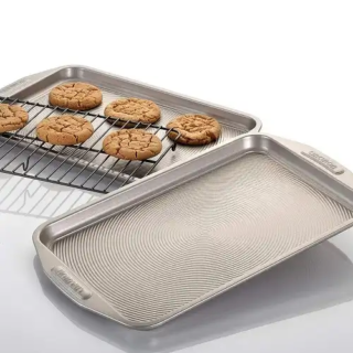 Circulon 3pc Nonstick Baking Sheets With Cooling Rack