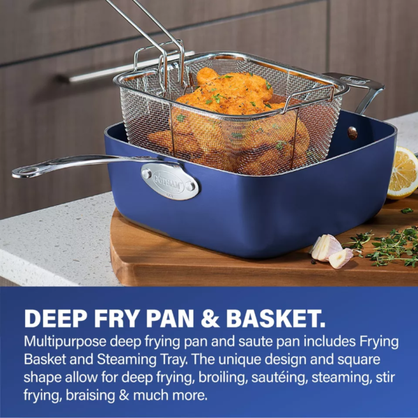 GraniteStone 20pc Non Stick Diamond Cookware & Bakeware Set - Image 2