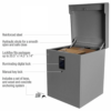 CleverMade Parcel LockBox S100 Series: Secure Package Delivery Box - Image 2