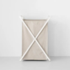 Design Essentials Folding X-frame Laundry Hamper - Image 3
