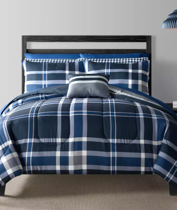 Calking Navy 12pc Reversible Comforter Set - Created For Macy's - Image 2