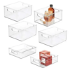 Idesign Linus Plastic Food Storage Bin Set - 6 pieces