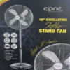 Elpine 16" Oscillating Retro Standing Fan - Image 2