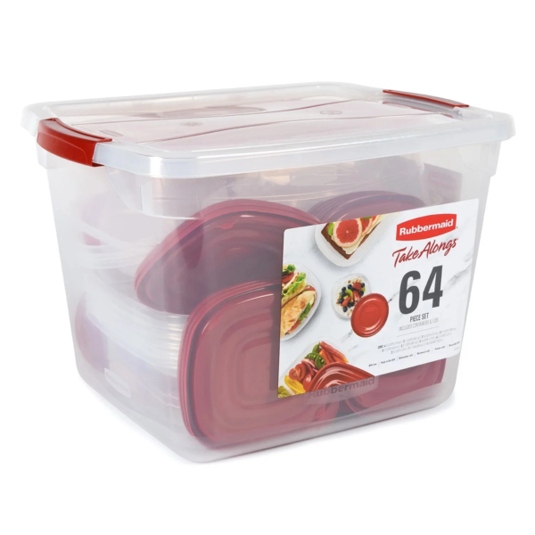 Rubbermaid 64-Piece Take Along Food Storage Set - Image 3