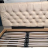 Florence Queen Size Bed Frame And Upholstered Head Board - Image 4