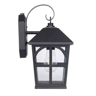 Honeywell 800 Lumen Decorative Wall Lantern With LED Vintage Filament Bulb